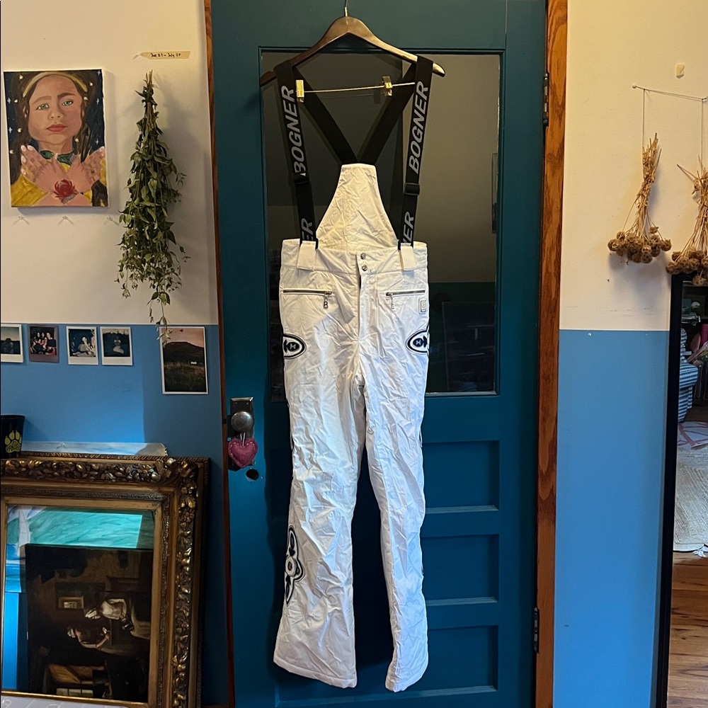 Bogner White ski pants
